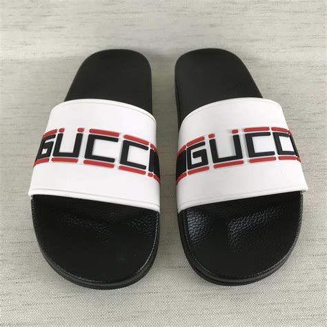 scarpe ciabatte gucci|gucci bag logo.